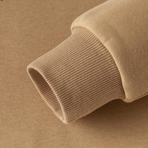 【加绒加厚 蚕丝混纺】罗蒙秋冬加绒保暖卫衣男士时尚印花字母卫衣男套头T恤 商品图7