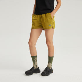 oneup基础彩虹色短裤