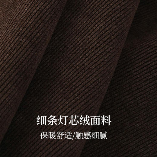 玳莎灯芯绒半身裙2024秋冬新款女韩版简约复古通勤显瘦A字裙短裙  ED34304 商品图3