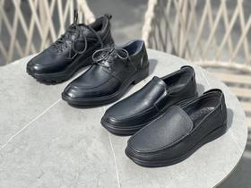 1026-5 系带套脚牛皮舒适休闲 男鞋