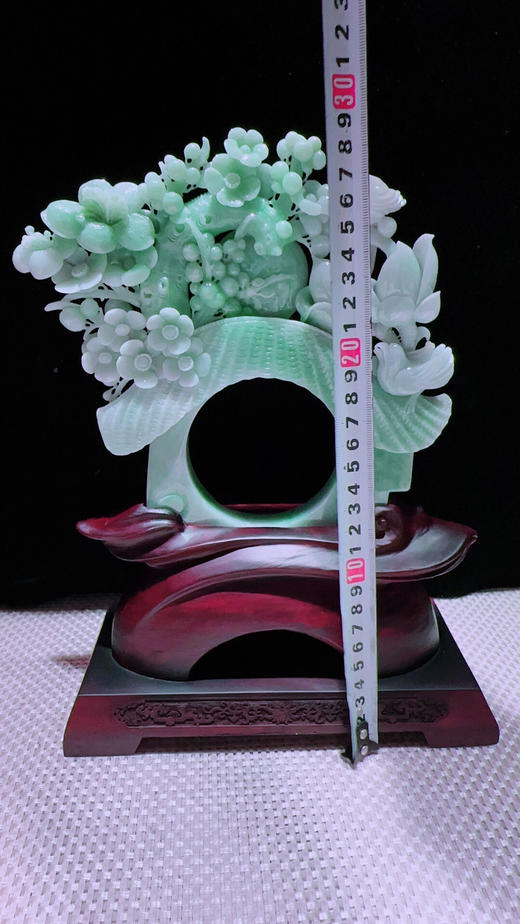 620475翡翠摆件【喜迎门 喜事连连】 商品图2