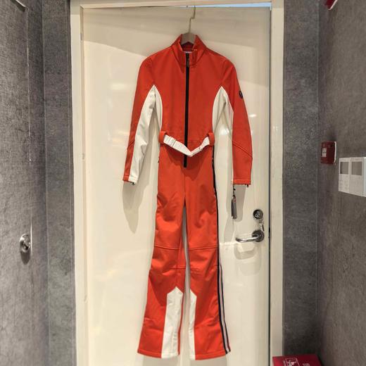 Yves Salomon - Jumpsuit Softshell Fabric - Heat - 女装- 连体滑雪服 - 红色 商品图0