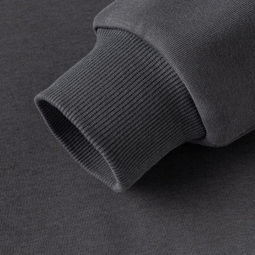 【加绒加厚 蚕丝混纺】罗蒙秋冬男装保暖卫衣男加绒卫衣绣花胸标卫衣男打底T恤 商品图6