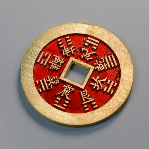纯古法铸造的山鬼花钱！朱砂红！全手工打造！真品复刻！ 商品图6