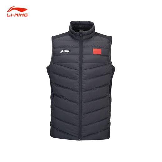 李宁羽绒马甲男2024秋冬季新款保暖背心鸭绒运动休闲外套AMRU061 商品图2