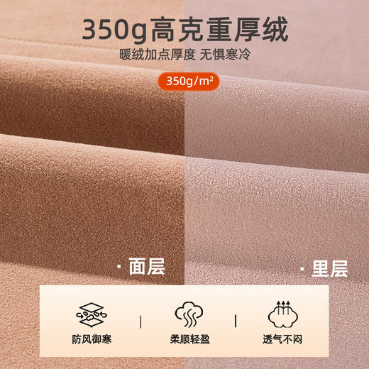 雅黛丽保暖内衣套装男士含羊毛蚕丝护颈贴片350g磨毛秋衣秋裤防寒 商品图4