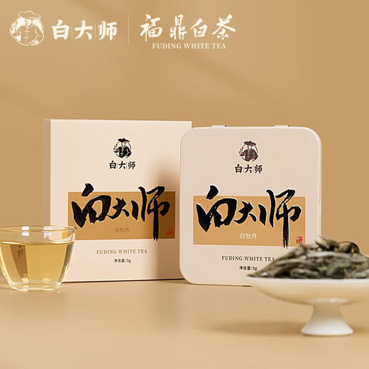白大师 茶叶福鼎白茶2018年白牡丹刚刚好小方片5g 商品图1