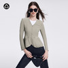 TITIKA ACTIVE 花苞小V领外套户外休闲修身透气运动健身服上衣 49J31181 商品缩略图0