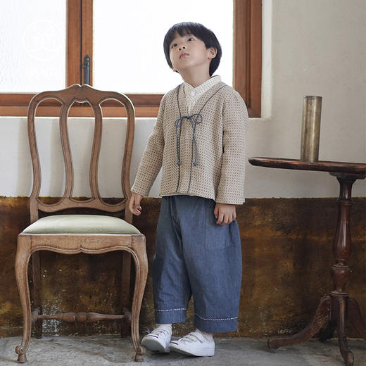 【东济堂衣养】原创中式复古对襟开衫外套保暖长袖 商品图3