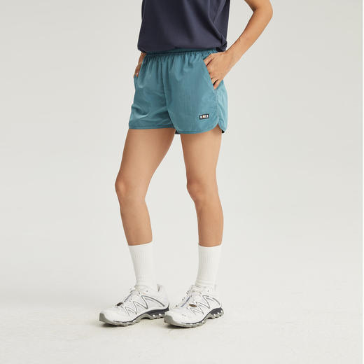 oneup基础彩虹色短裤 商品图1