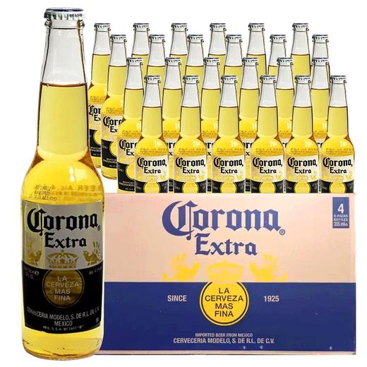 【进口啤酒】科罗娜啤酒355ml*24瓶/箱 商品图0