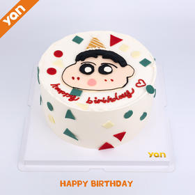 蜡笔小新手绘蛋糕