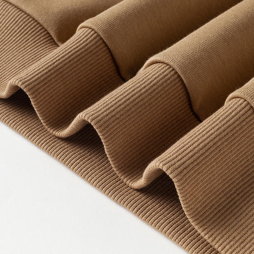 【桑蚕丝混纺面料】罗蒙春秋男女款经典纯色卫衣男连帽百搭卫衣帽衫上衣外套男 商品图13