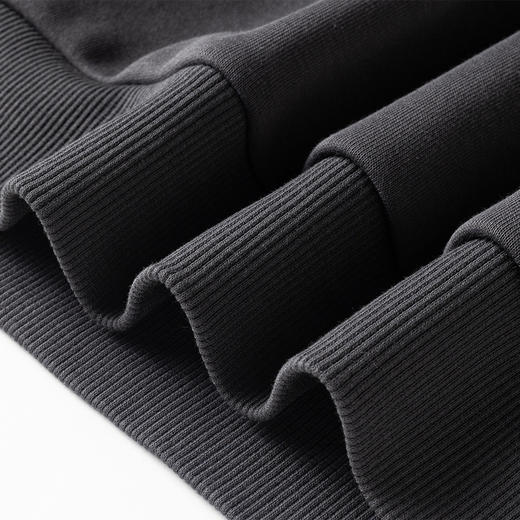 【加绒加厚 蚕丝混纺】罗蒙秋冬男装加绒保暖卫衣男士时尚胸花卫衣男套头T恤男 商品图8