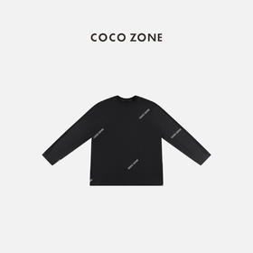 COCO ZONE 100棉简约通勤风长袖圆领T恤CC1D2444