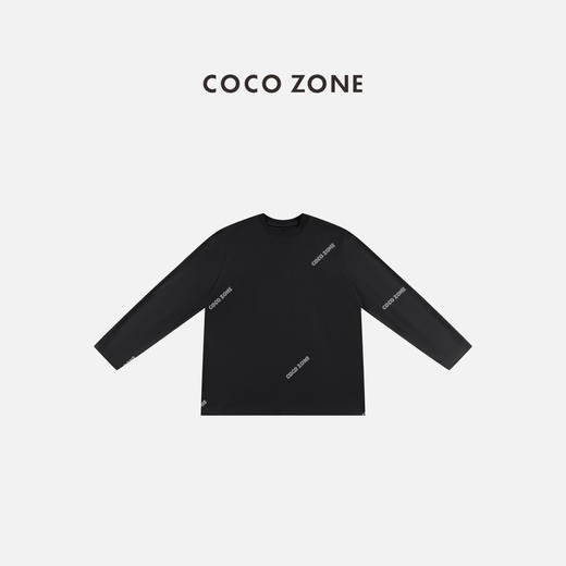 COCO ZONE 100棉简约通勤风长袖圆领T恤CC1D2444 商品图0