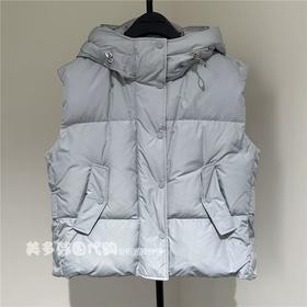 VOV家原厂女款羽绒马甲 黑色 蓝灰两个色