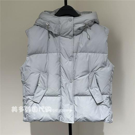 VOV家原厂女款羽绒马甲 黑色 蓝灰两个色 商品图0