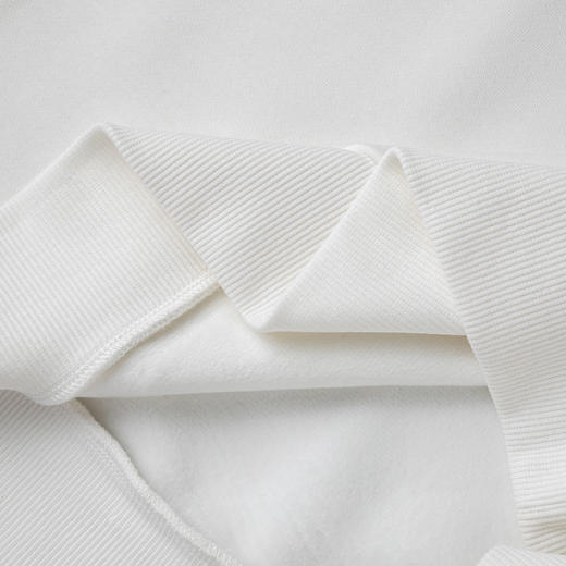 【加绒加厚 蚕丝混纺】罗蒙秋冬男装中国风胸标加绒卫衣男保暖卫衣加绒套头T恤 商品图8