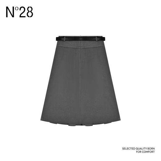 N°28 时尚A字百褶裙百搭腰带款女装半裙89A5A1Q005 商品图1