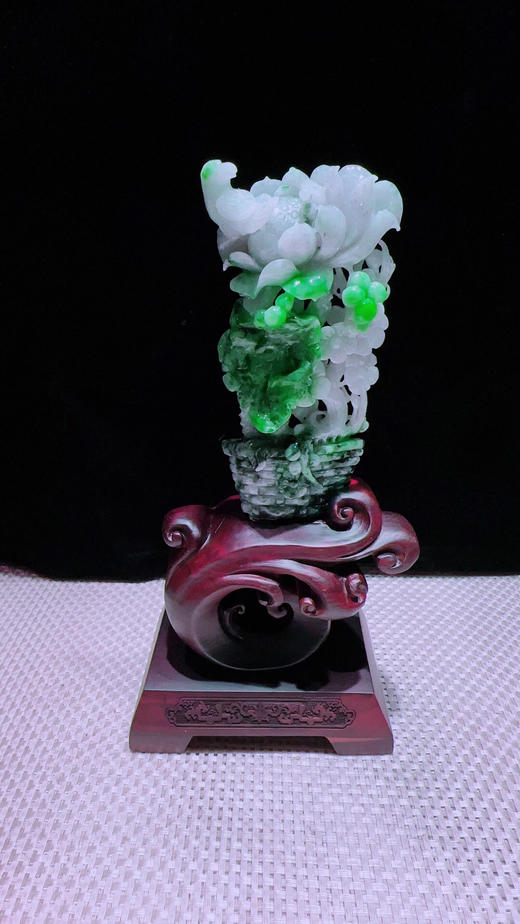 620476翡翠摆件【花开富贵 盆景🪴】 商品图6