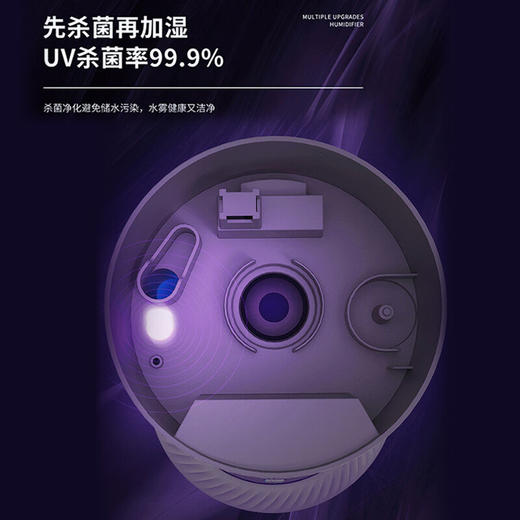 亚都亚都/YADU家用客厅落地式大雾量卧室轻音大容量加湿器空调伴侣SC350-TSK09 商品图0