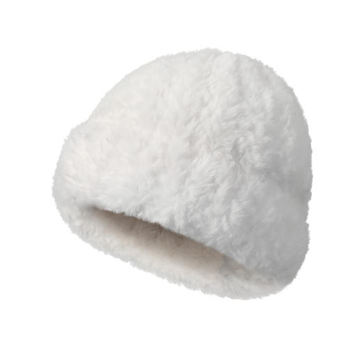 「温暖包裹！细密加厚」新款毛绒帽子 女冬季大头围显脸小加厚滑雪帽保暖护耳兔毛帽子配饰 商品图4