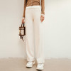 玳莎松紧腰头针织直筒裤女秋冬新款保暖舒适宽松纯色休闲裤  ED36305 商品缩略图0