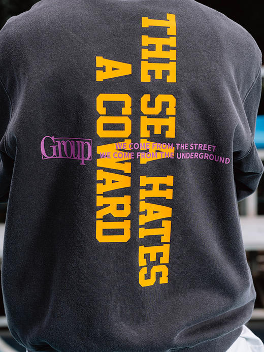 STA2024秋冬款坏男孩系列恶搞奥尼尔水洗卫衣 商品图1