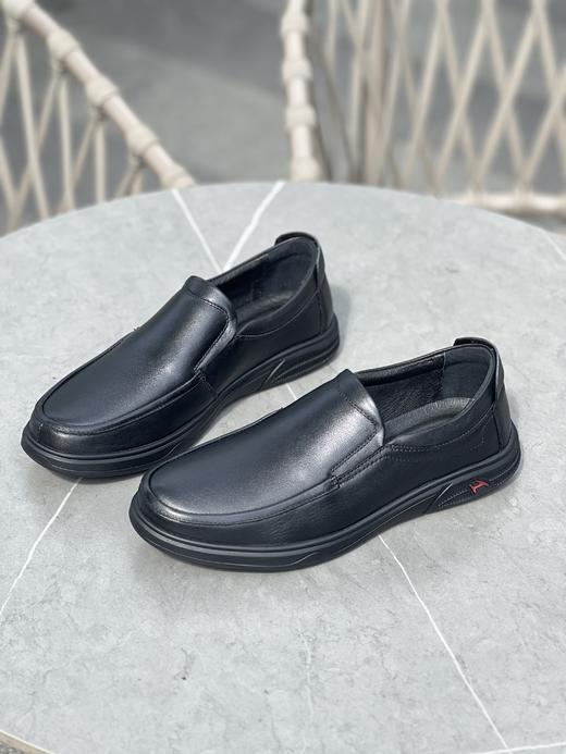 1026-5 系带套脚牛皮舒适休闲 男鞋 商品图3