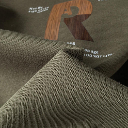 【加绒加厚 蚕丝混纺】罗蒙秋冬加绒保暖卫衣男士时尚潮流胸花卫衣男套头T恤 商品图6