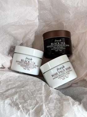 Fresh馥蕾诗紧致弹润面膜礼盒（30ml玫瑰面膜+30ml红茶白罐面膜+30ml红茶黑罐睡眠面膜）