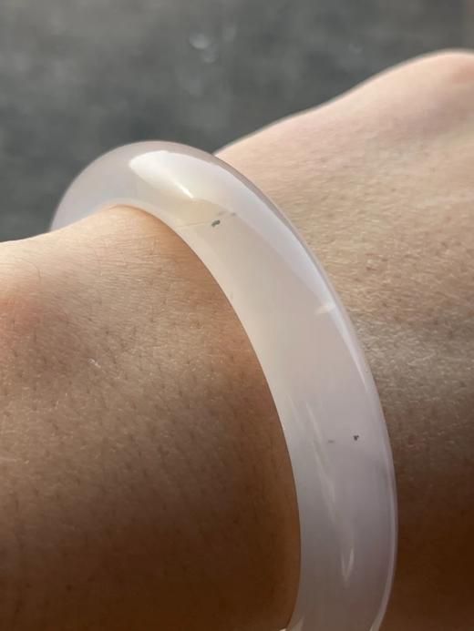 鱼脑冻玉髓玛瑙半圆条手镯，顺丰包邮 商品图7