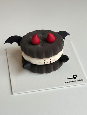 万圣节小恶魔emoji·慕斯蛋糕