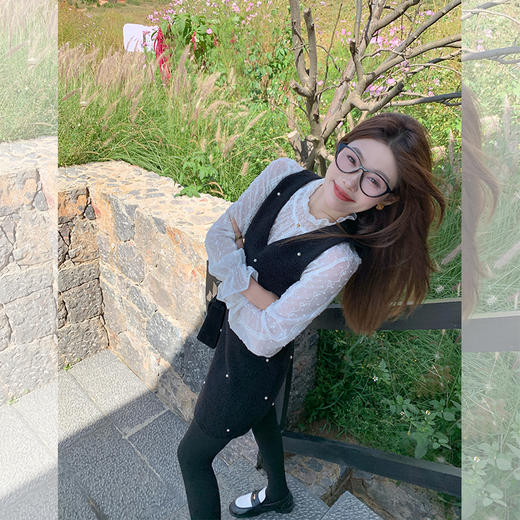 【折后再享2件88折】最后一波现货！小香风珍珠背心连衣裙两件套 日常189.99/件 立减50 秒杀139.99/件！！ 商品图1