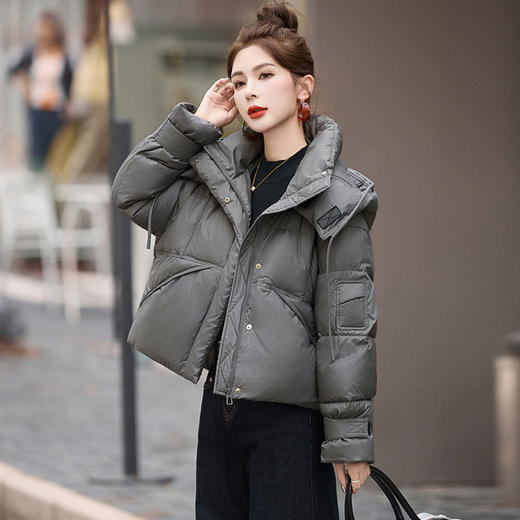 设计感小众短款羽绒服，小个子面包服保暖外套ASLZ9527 商品图1