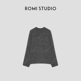 ROMI STUDIO“定格温度”山羊绒绵羊毛桑蚕丝混纺毛衫 RW24AS90298