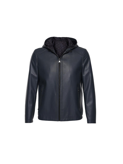 callisto灰色绵羊皮革皮衣 商品图0