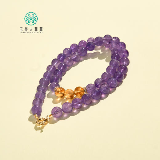 玉美人菲菲HZ~水晶圆珠约10mm项链 商品图0