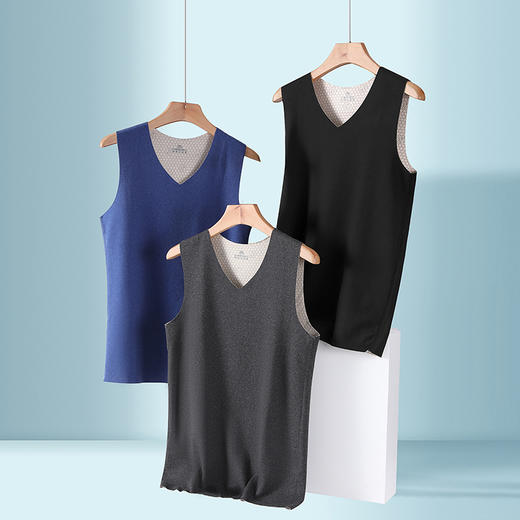 【温感蓄热保暖背心49元抢2件】双面磨绒 | 无痕无骨 | 恒温持热 冬天随意穿搭不显臃肿 拍两件起加入购物车自动打折！ 商品图8