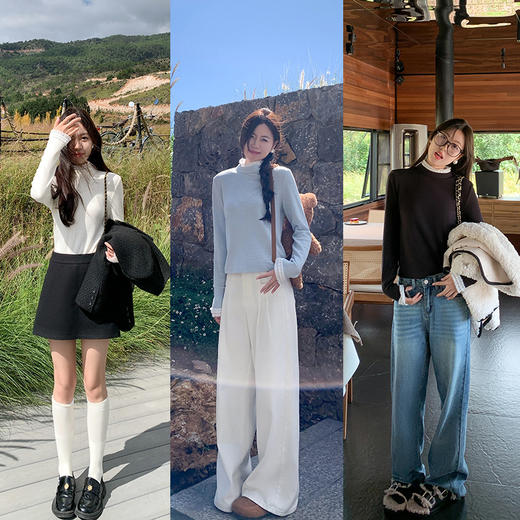 【110元任选2件】现货！ 2色蕾丝边T恤打底衫 商品图3