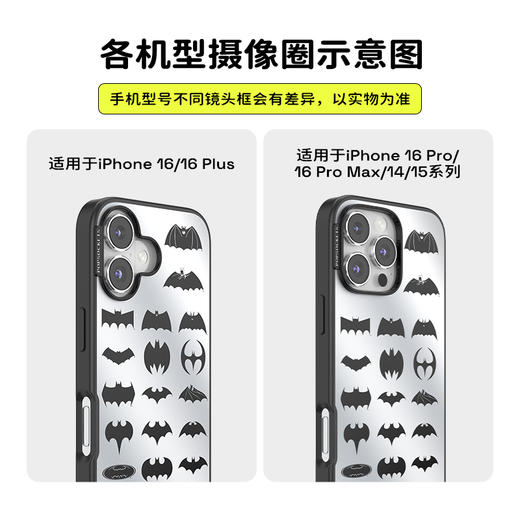 【蝙蝠侠】蝙蝠侠集合 POPCASE手机壳 MagSafe Popcase磁吸款 银色 拼贴 iPhone 16/15/14 商品图2
