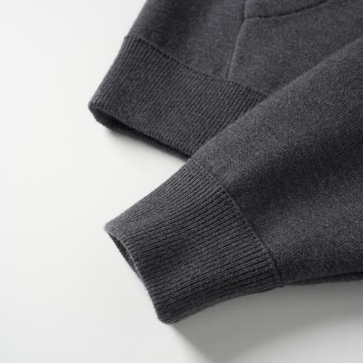ROMI STUDIO“ChillVibe” 绵羊毛混纺高克重宽松连帽卫衣 442T9190 商品图4