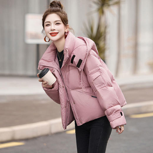 设计感小众短款羽绒服，小个子面包服保暖外套ASLZ9527 商品图0