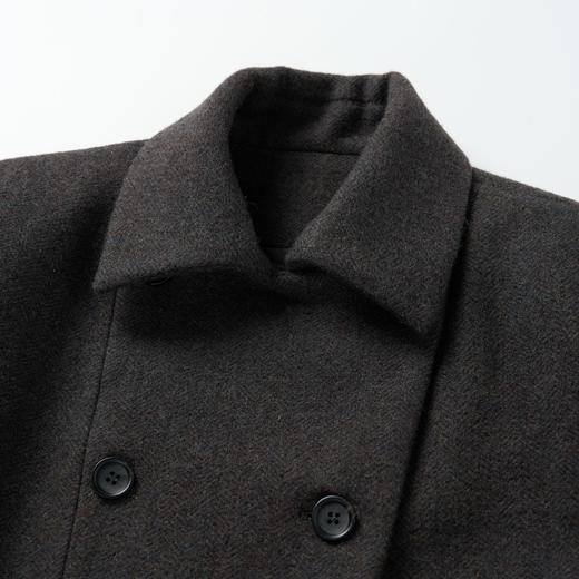 ROMI STUDIO“自我轮廓”100绵羊毛双排扣毛呢短款西装外套441W1113 商品图2