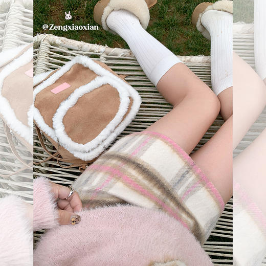 <曾小咸推荐>甜美温柔风粉色软糯宽松毛衣 商品图4