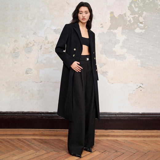 极简垂坠感西装裤*基础裤通勤阔腿西裤 商品图2