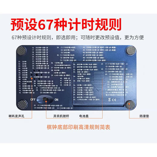 追日牌PS-2688棋钟，可以加秒又读秒 商品图4