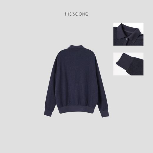 THESOONG"赫里主义"莱赛尔羊毛抗皱可机洗polo领长袖上衣DWY5437 商品图8