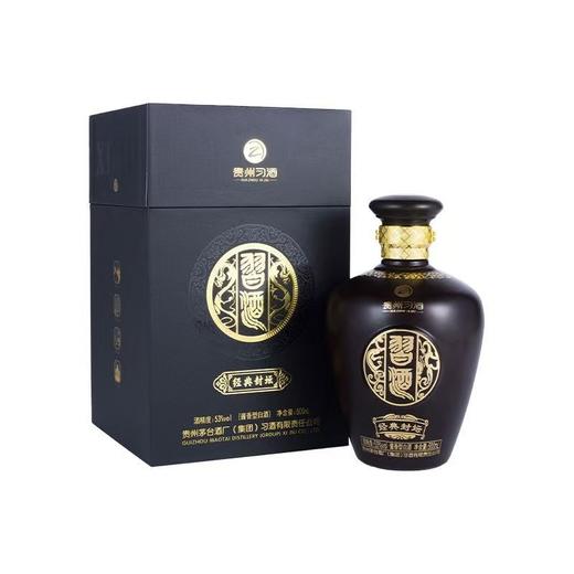 【尾货清仓】2023年 贵州习酒 经典封坛 53度 酱香型白酒500ml单瓶 500ml*6瓶整箱 商品图0